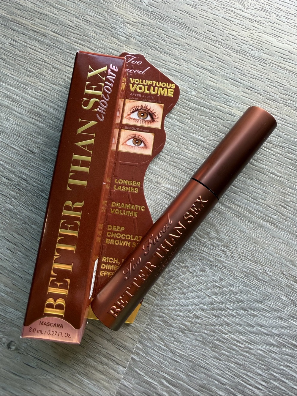 Too Faced Better Than Sex Mascara - Chocolate Brown